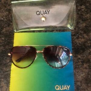 Quay ‘All In’ tortoise shell sunglasses